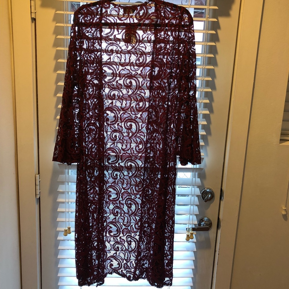 Maroon Cardigan